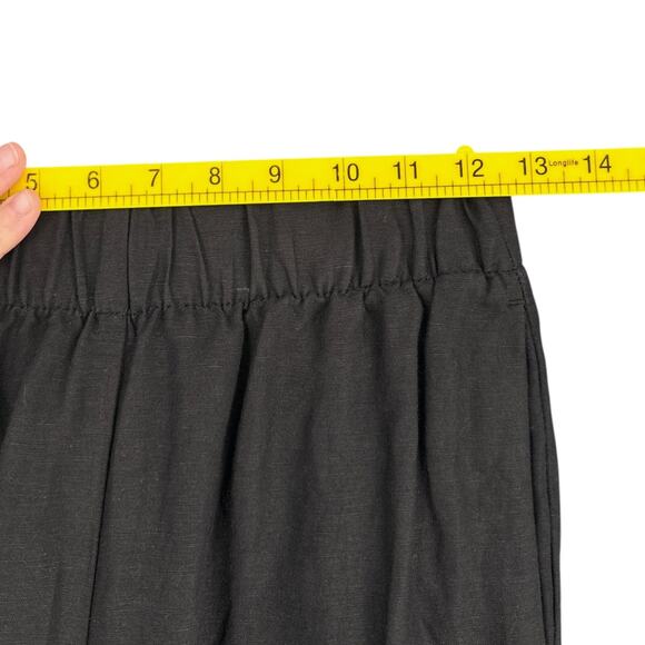 H&M Black Elastic Waistband Loose Fit Wide Leg Style Pants Size US XS - Picture 5 of 7